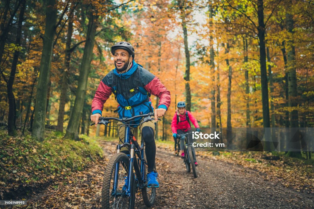 E-bike riding on French Island scenic trail